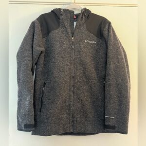 Columbia Charcoal and Black Hooded Jacket